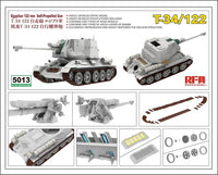 1/35 Ryefield Models T-34/122 Egyptian 122mm Self-Propelled Gun 5013