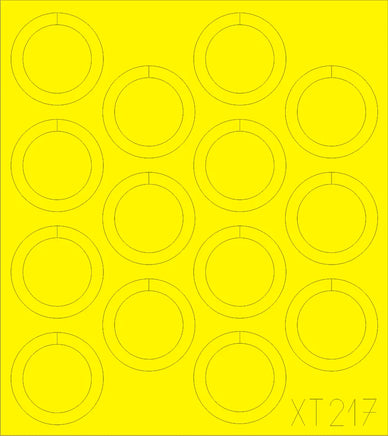 1/35 Eduard TAMIYA Su-76M wheels Paint Mask XT217