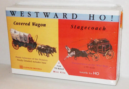 HO Glencoe Westward Ho! Stage Coach & Covered Wagon 03601
