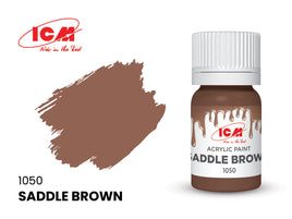 ICM Acrylic Paint Saddle Brown (12ml) 1050