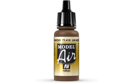 Vallejo Model Air IJN Medium Brown 17ml 71.418 - MPM Hobbies