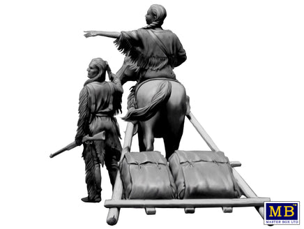 1/35 Master Box "On the Great Plains" Indian Wars Series 35189