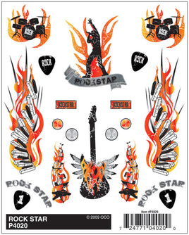 PineCar Rock Star Decal 4020