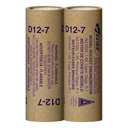 Estes Rockets D12-7 Engines 010040