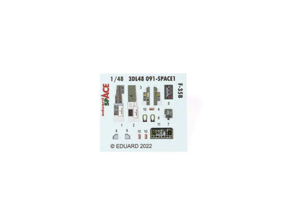 1/48 Eduard F-35B SPACE for ITALERI 3DL48091