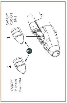 1/72 Clear Prop Gloster E28/39 Pioneer Vacuum Formed Canopy for CP Kits CP72001/CP72007 A72023