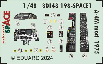 1/48 Eduard A-4M mod. 1975 Space for MAGIC FACTORY 3DL48198