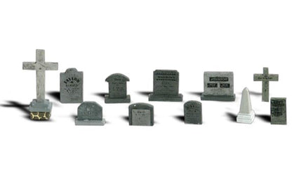 O Woodland Scenic Accents Tombstones A2726