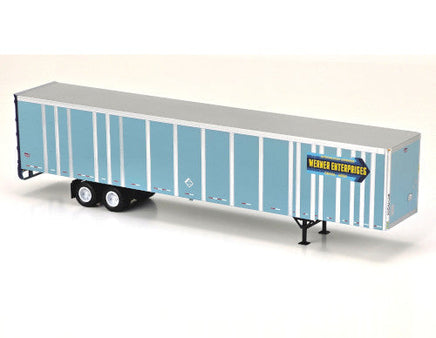 HO Bowser 53' Plate Wall Highway Trailer Werner Road #97240 - 43303