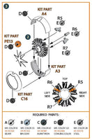 1/72 Clear Prop A5M Claude (All Versions) Resin Engine Set for CP Kits (Upgraded) 72094