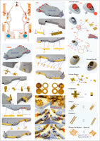 1/350 Pontos Model USS BB-63 Missouri Circa 1991 Detail Up Set 37018F1