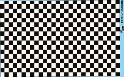 1/24-1/25 Gofer Checkers Decal Sheet 11020