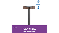 Dremel 3/16" Flap Wheel 120 Grit 505