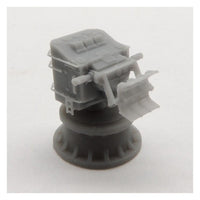 1/350 Black Cat Models Mark 33 gun director, closed top with Mark 4 antenna (x1) AC350153A