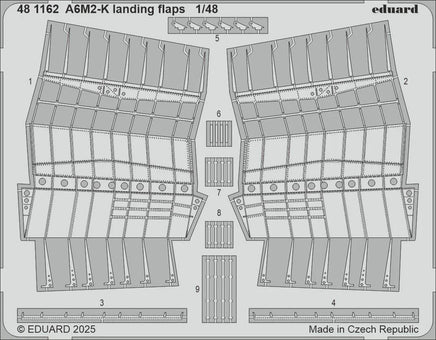 1/48 Eduard A6M2-K landing flaps Photo etched set for EDUARD kit 481162