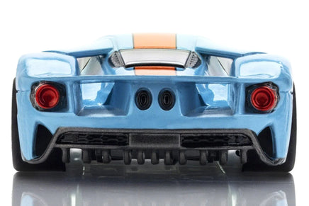 AFX Mega G+ Ford GT Heritage #6 Gulf HO Slot Car 22052