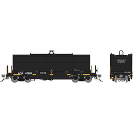 HO Rapido Greenbrier Coil Car: Arkansas & Oklahoma - Black: 6-Pack 168001