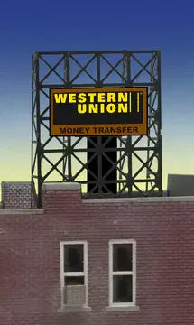 N/Z Miller Engineering Billboard Western Union 338940 - MPM Hobbies
