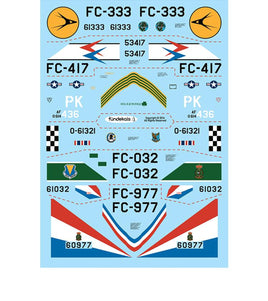 1/72 Fundekals F-102s PT 2 72002