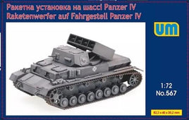 1/72 Uni Model Raketenwerfer auf Fahrgestell Panzer IV 567