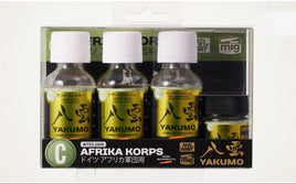 Mr. Hobby - Mr. Weathering Yakumo Color Paint Set C WWII Afrika Korps WY03