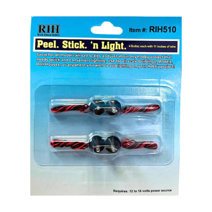 Rock Island Peel Stick 'n Light - 4pcs Bulb 510