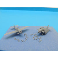 1/350 Black Cat Models Grumman Avenger TBM, folded wings (x6) AC350143B