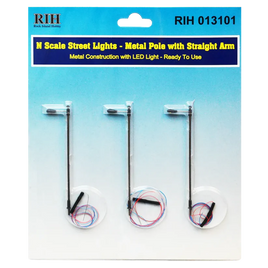 N Rock Island Metal Poles With Straight Arm 13101