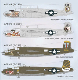 1/72 Lifelike Decals B-25 Mitchell p-4 72-042