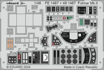 1/48 Eduard Fulmar Mk.II Zoom set for TRUMPETER FE1467