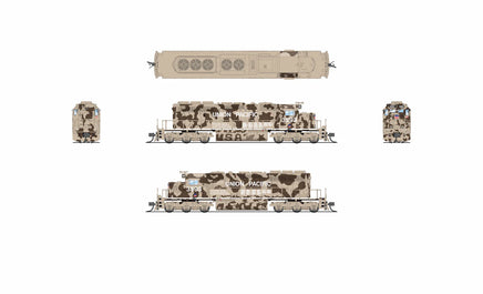 N Broadway Ltd EMD SD40-2 UP 3593 Desert Victory Scheme No-Sound/DCC-Ready 9491