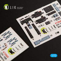 1/72 Kelik OV-10A Bronco interior 3D decals for ICM kit K72042