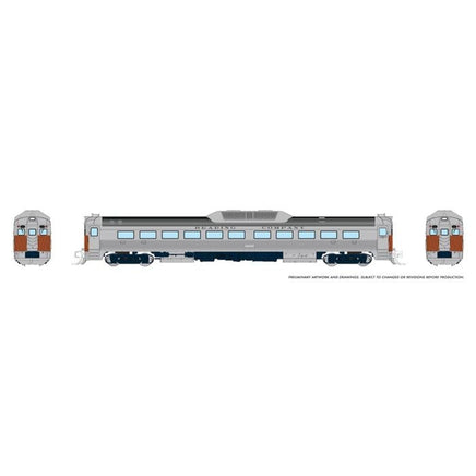 N Rapido Budd RDC-1 (Ph 2) (DC/DCC/Sound): Reading - Safety Stripes 516511