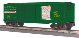O MTH Reading Blue Mountain & Northern 40’ Double Door Box Car 30-71228