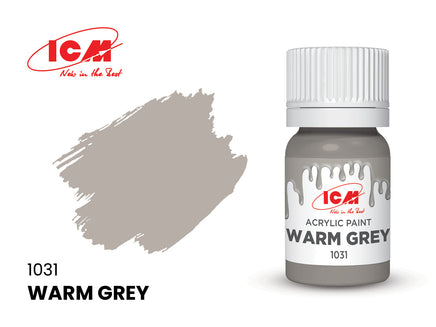 ICM Acrylic Paint Warm Grey (12 ml) 1031
