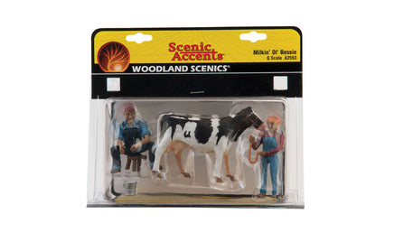 G Woodland Scenic Accents Milkin' Ol' Bessie A2553