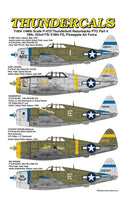 1/48 Thundercals P-47D Razorbacks PTO Part 4 19th, 333rd FS/318th 48004
