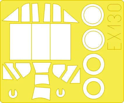 1/48 Eduard Paint Mask for TAMIYA Bf 109E-4/7 EX130