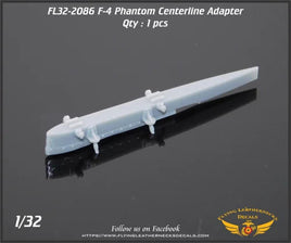 1/32 scale Flying Leathernecks resin detail set package containing F-4 Phantom II centerline adapter for mounting MER or TER weapons racks
