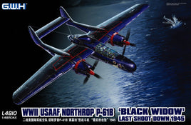 1/48 Great Wall WWII USAAF Northrop P-61B 'Black Widow' Last Shoot Down 1945 4810