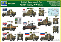 1/72 Master Box British Armoured Car Austin MK IV 72008