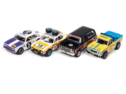HO Auto World Xtraction Rally Slot Cars (All 8) SC393