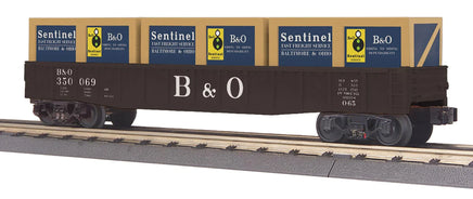O MTH Baltimore & Ohio Gondola Car w/Crates 30-72252