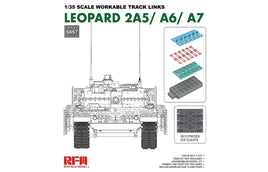 1/35 Ryefield Models Workable Track Links for Leopard 2A5/A6/A7 5057