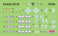 1/35 ICM Sd.Kfz.251/1 Ausf.B 35106