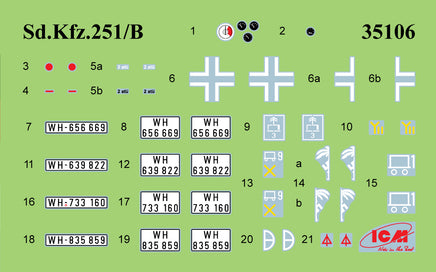 1/35 ICM Sd.Kfz.251/1 Ausf.B 35106