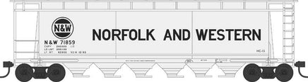 N Bowser Cylindrical Hopper Norfolk & Western Road #71859 - 38153