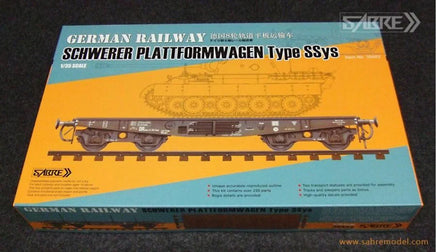 1/35 Sabre Model German Railway SCHWERER PLATTFORMWAGEN Type Ssys 35A02