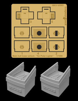 Green Strawberry Constitution class refit - Main hull low B22025