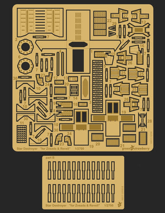 1/2700 Green Strawberry Star Destroyer 3517